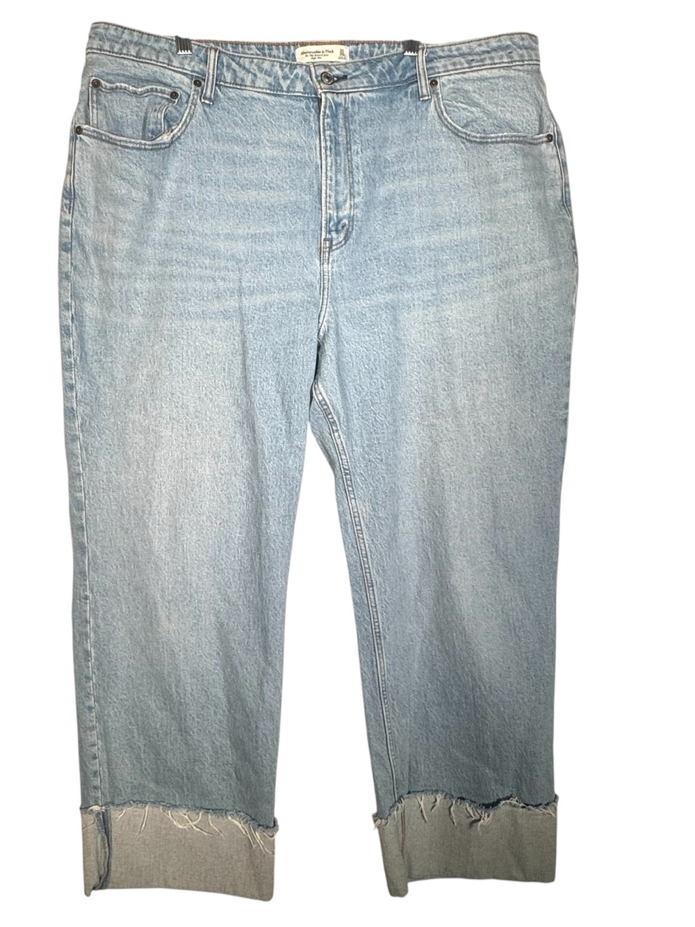 Abercrombie & Fitch The 90s Relaxed  Jean High Rise Cuffed Women Plus Sz 20